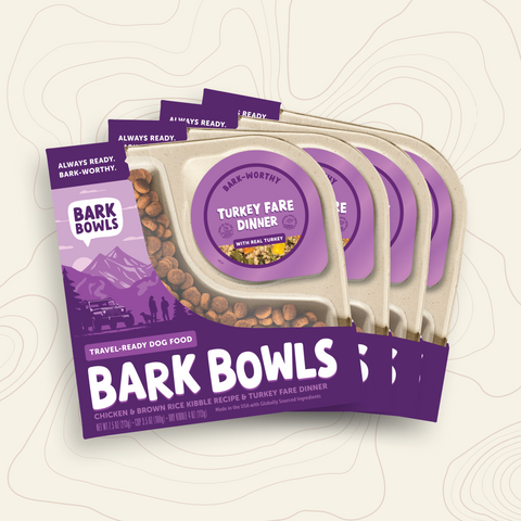 Bark Bowls - Turkey Fare Dinner - 4 Pack Wholesale Case