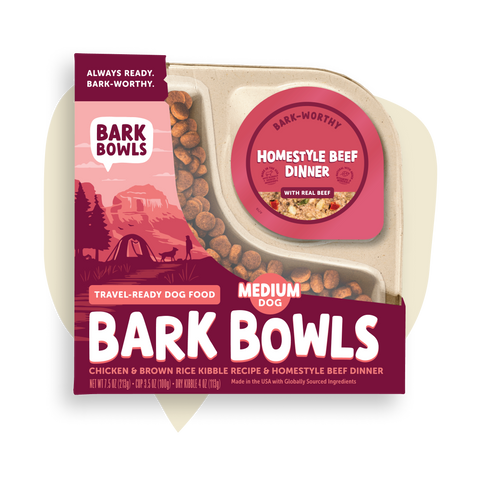 Bark Bowls - Medium Homestyle Beef Dinner