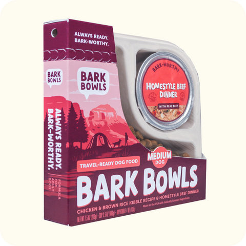 Bark Bowls - Medium Homestyle Beef Dinner