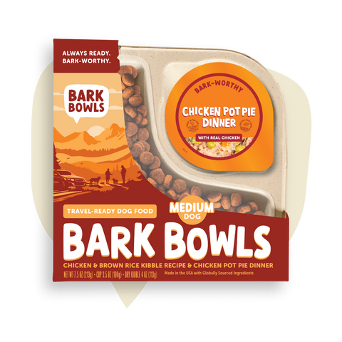 Bark Bowls - Medium Chicken Pot Pie Dinner