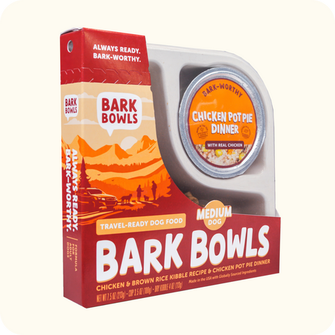 Bark Bowls - Medium Chicken Pot Pie Dinner