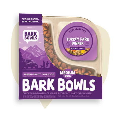 Bark Bowls - Medium Turkey Fare Dinner