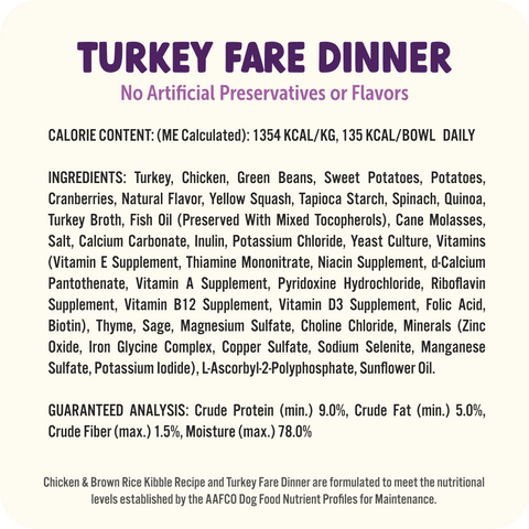 Bark Bowls Turkey Fare Dinner - Multipack Wholesale Case