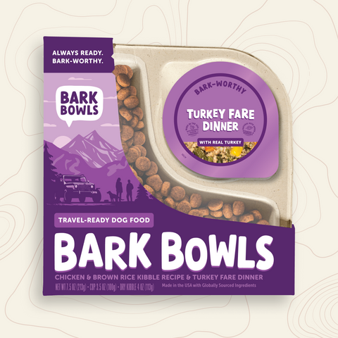 Bark Bowls - Turkey Fare Dinner - 4 Pack Wholesale Case